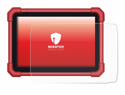 Imagen del dispositivo Launch X-431 Euro Turbo II con una amplia variedad de protectores de pantalla.