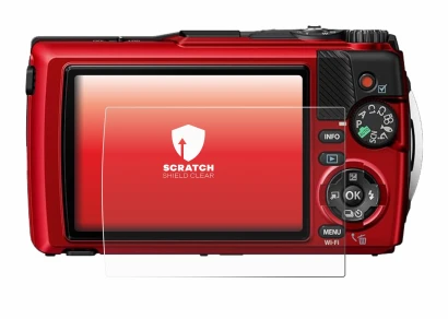 Imagen del dispositivo Olympus OM System Tough TG-7 con una amplia variedad de protectores de pantalla.