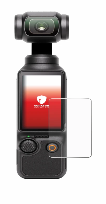 Imagen del dispositivo DJI Osmo Pocket 3 con una amplia variedad de protectores de pantalla.