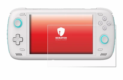 Imagen del dispositivo AYN Odin 2 con una amplia variedad de protectores de pantalla.