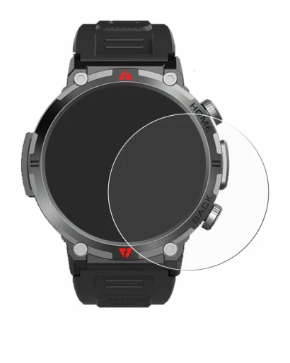 Imagen del dispositivo IFMDA S100 1.45" con una amplia variedad de protectores de pantalla.