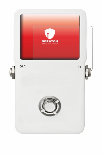 Imagen del dispositivo TC Electronic POLYTUNE con una amplia variedad de protectores de pantalla.