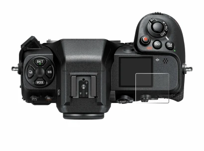 Imagen del dispositivo Nikon Z 8 (pantalla de hombro) con una amplia variedad de protectores de pantalla.