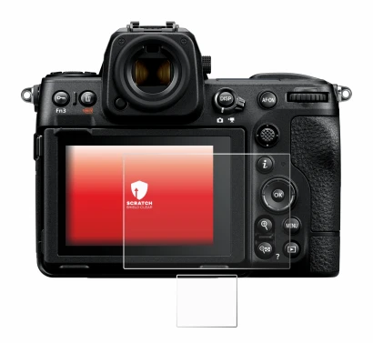 Imagen del dispositivo Nikon Z 8 (Pantalla + pantalla de hombro) con una amplia variedad de protectores de pantalla.