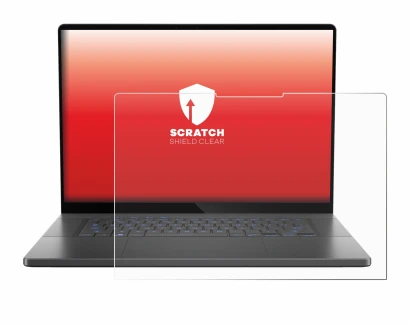 Imagen del dispositivo ASUS ROG Zephyrus G16 2024 con una amplia variedad de protectores de pantalla.