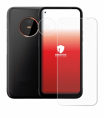 Imagen del dispositivo Gigaset GX6 Pro (Frontal+Cámara) con una amplia variedad de protectores de pantalla.
