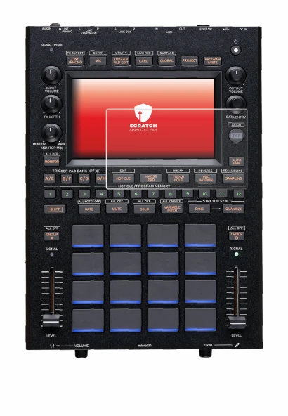 Imagen del dispositivo KORG KAOSS Replay con una amplia variedad de protectores de pantalla.