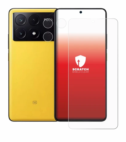 Imagen del dispositivo Xiaomi Poco X6 Pro (Frontal+Cámara) con una amplia variedad de protectores de pantalla.