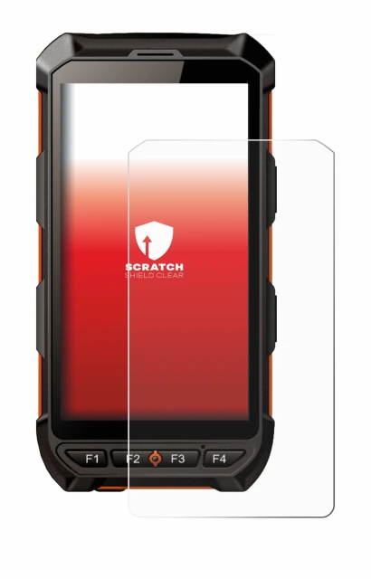 Imagen del dispositivo iDTronic C9 RED con una amplia variedad de protectores de pantalla.