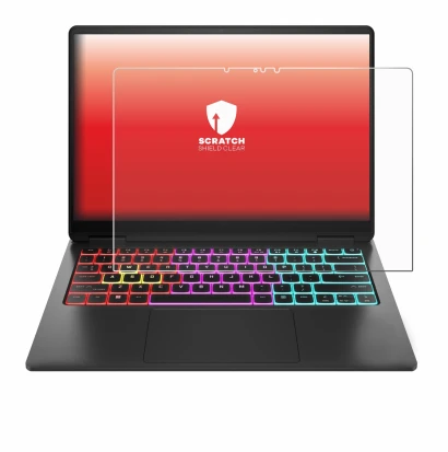 Imagen del dispositivo HP Omen Transcend 14 con una amplia variedad de protectores de pantalla.