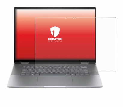 Imagen del dispositivo HP Envy x360 2-in-1 16 con una amplia variedad de protectores de pantalla.
