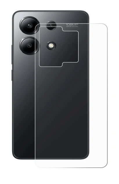 Imagen del dispositivo Xiaomi Redmi Note 13 4G (Trasero) con una amplia variedad de protectores de pantalla.