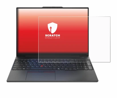 Imagen del dispositivo Lenovo ThinkPad E16 Gen 2 con una amplia variedad de protectores de pantalla.