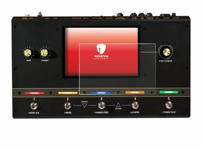 Imagen del dispositivo Headrush Core con una amplia variedad de protectores de pantalla.