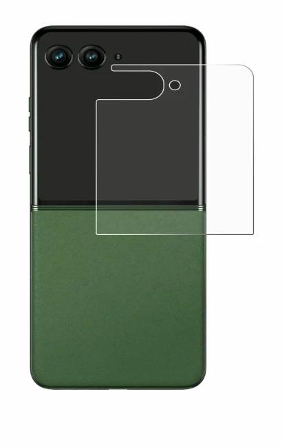 Imagen del dispositivo Motorola Razr 50 Ultra (Pantalla trasera) con una amplia variedad de protectores de pantalla.