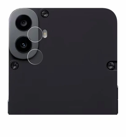 Imagen del dispositivo Nothing CMF Phone 1 (SÓLO Cámara) con una amplia variedad de protectores de pantalla.