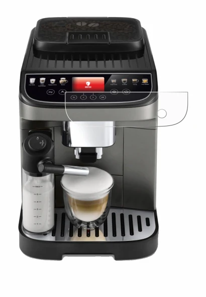 Imagen del dispositivo DeLonghi Magnifica Evo Next con una amplia variedad de protectores de pantalla.