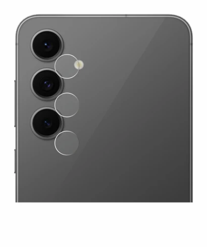 Imagen del dispositivo Samsung Galaxy S24 FE (SÓLO Cámara) con una amplia variedad de protectores de pantalla.