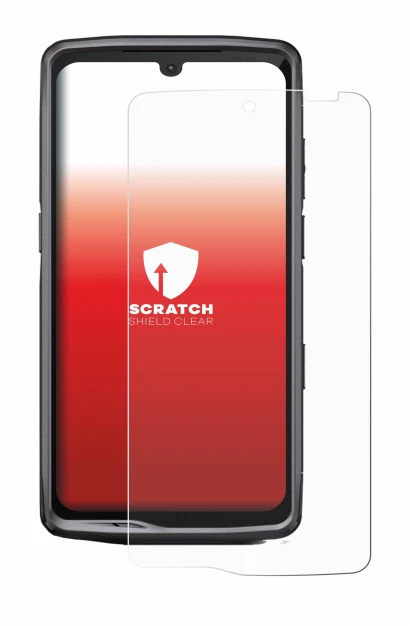 Imagen del dispositivo Crosscall Stellar M6E con una amplia variedad de protectores de pantalla.