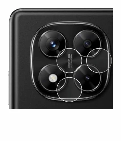 Imagen del dispositivo Xiaomi Redmi Note 14 Pro (SÓLO Cámara) con una amplia variedad de protectores de pantalla.