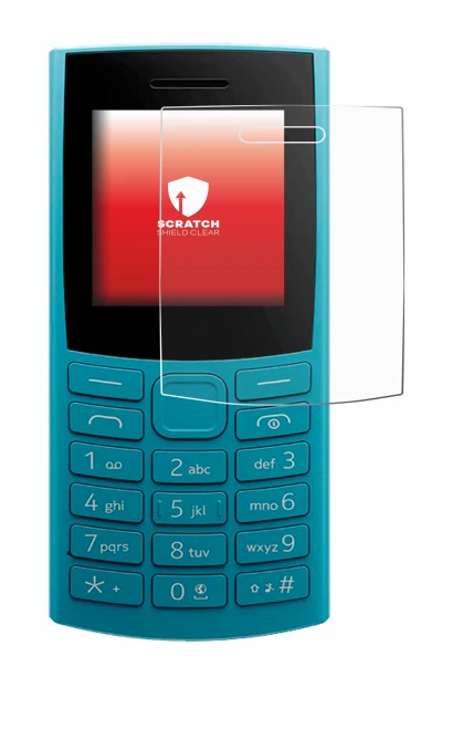 Imagen del dispositivo Nokia 105 4G 2nd Edition con una amplia variedad de protectores de pantalla.
