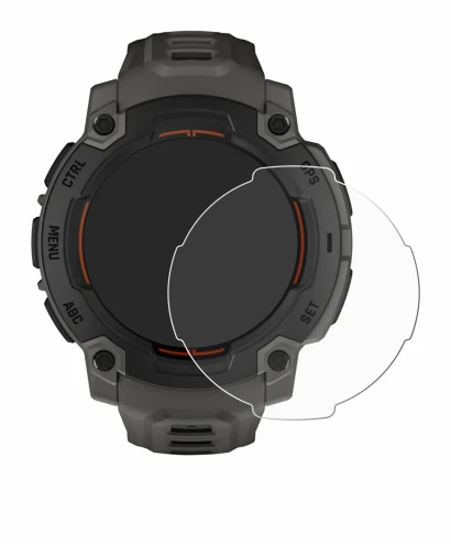 Imagen del dispositivo Garmin Instinct E (45 mm) con una amplia variedad de protectores de pantalla.