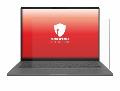 Imagen del dispositivo ASUS ZenBook A14 UX3407 con una amplia variedad de protectores de pantalla.