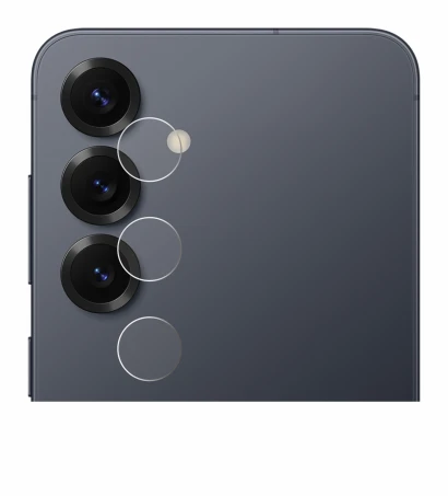 Imagen del dispositivo Samsung Galaxy S25 (SÓLO Cámara) con una amplia variedad de protectores de pantalla.
