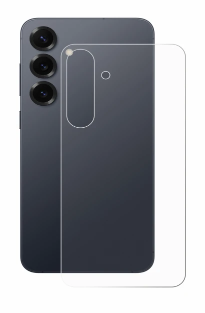 Imagen del dispositivo Samsung Galaxy S25 Plus (Trasero) con una amplia variedad de protectores de pantalla.