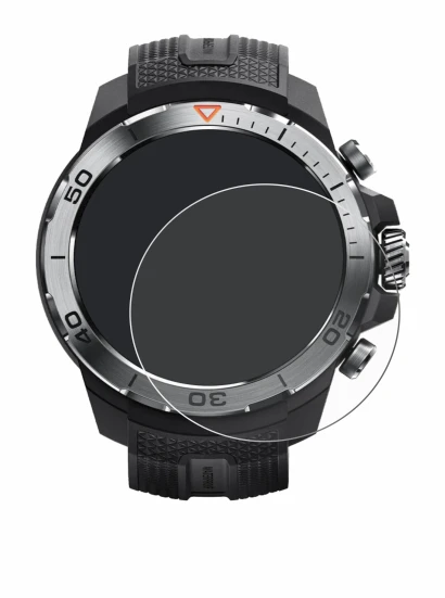 Imagen del dispositivo Xiaomi Mibro GS Explorer con una amplia variedad de protectores de pantalla.