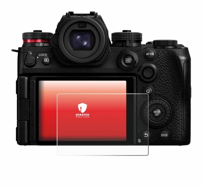 Imagen del dispositivo Panasonic Lumix S1R II con una amplia variedad de protectores de pantalla.