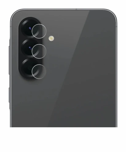 Imagen del dispositivo Samsung Galaxy A56 5G (SÓLO Cámara) con una amplia variedad de protectores de pantalla.