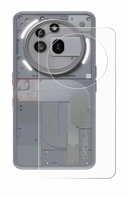 Imagen del dispositivo Nothing Phone (3a) Pro (Trasero) con una amplia variedad de protectores de pantalla.