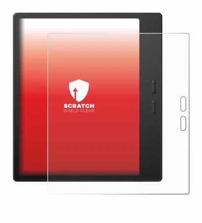 Imagen del dispositivo Boox Go 7 con una amplia variedad de protectores de pantalla.