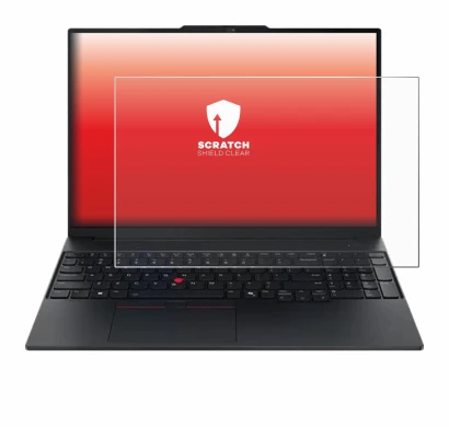 Imagen del dispositivo Lenovo ThinkPad E16 Gen 3 con una amplia variedad de protectores de pantalla.
