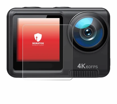 Imagen del dispositivo Wolfang GA420 con una amplia variedad de protectores de pantalla.