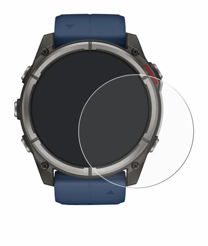 Imagen del dispositivo Garmin quatix 8 (51 mm) con una amplia variedad de protectores de pantalla.