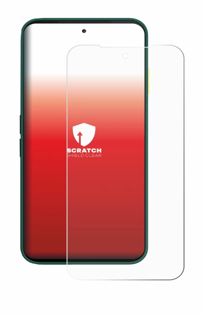 Imagen del dispositivo Fairphone 6 con una amplia variedad de protectores de pantalla.