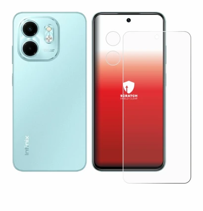 Imagen del dispositivo Infinix Smart 9 (Frontal+Cámara) con una amplia variedad de protectores de pantalla.