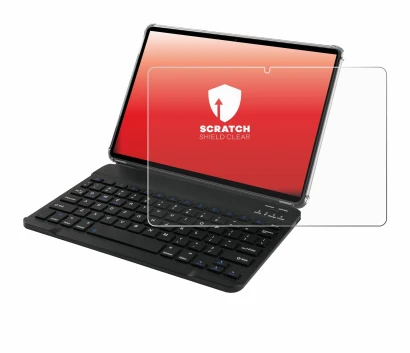 Imagen del dispositivo Tabwee T90 con una amplia variedad de protectores de pantalla.