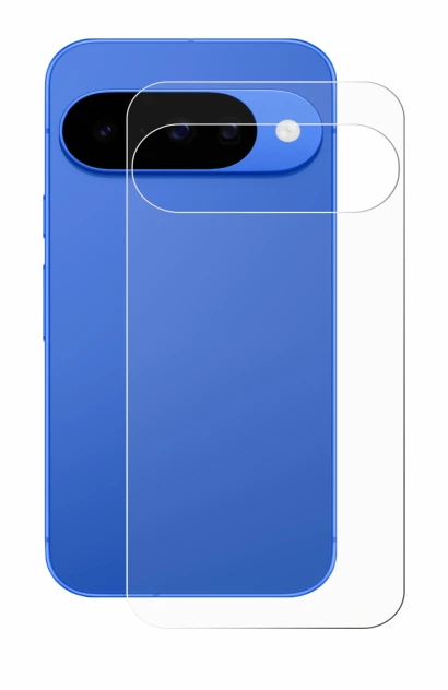 Imagen del dispositivo Google Pixel 10 (Trasero) con una amplia variedad de protectores de pantalla.