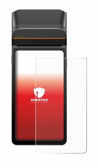 Imagen del dispositivo Sunmi V3H con una amplia variedad de protectores de pantalla.