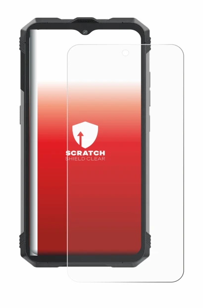 Imagen del dispositivo Cubot King Kong AX con una amplia variedad de protectores de pantalla.