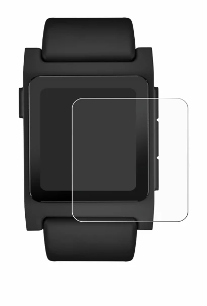 Imagen del dispositivo Pebble 2 Duo 2025 con una amplia variedad de protectores de pantalla.