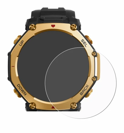 Imagen del dispositivo Huami Amazfit T-Rex 3 Pro (48 mm) con una amplia variedad de protectores de pantalla.