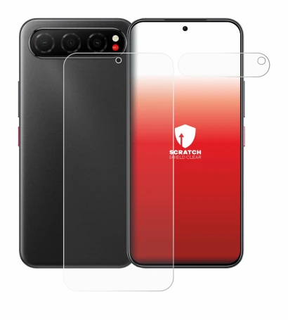 Imagen del dispositivo Nubia Air (Frontal+Cámara) con una amplia variedad de protectores de pantalla.