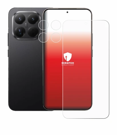 Imagen del dispositivo Xiaomi 15T Pro (Frontal+Cámara) con una amplia variedad de protectores de pantalla.