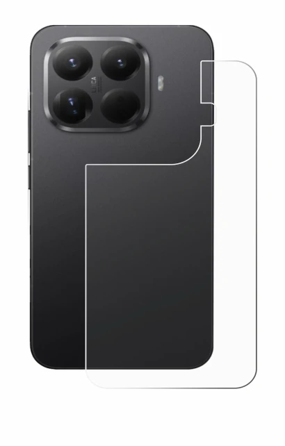 Imagen del dispositivo Xiaomi 15T Pro (Trasero) con una amplia variedad de protectores de pantalla.