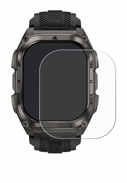 Imagen del dispositivo Kospet Tank M4 con una amplia variedad de protectores de pantalla.