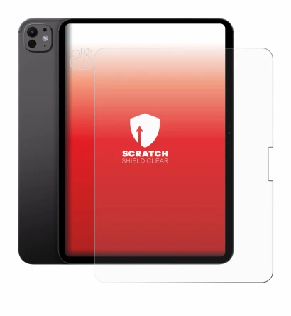 Imagen del dispositivo Apple iPad Pro 13" 2025 (Frontal+Cámara) con una amplia variedad de protectores de pantalla.